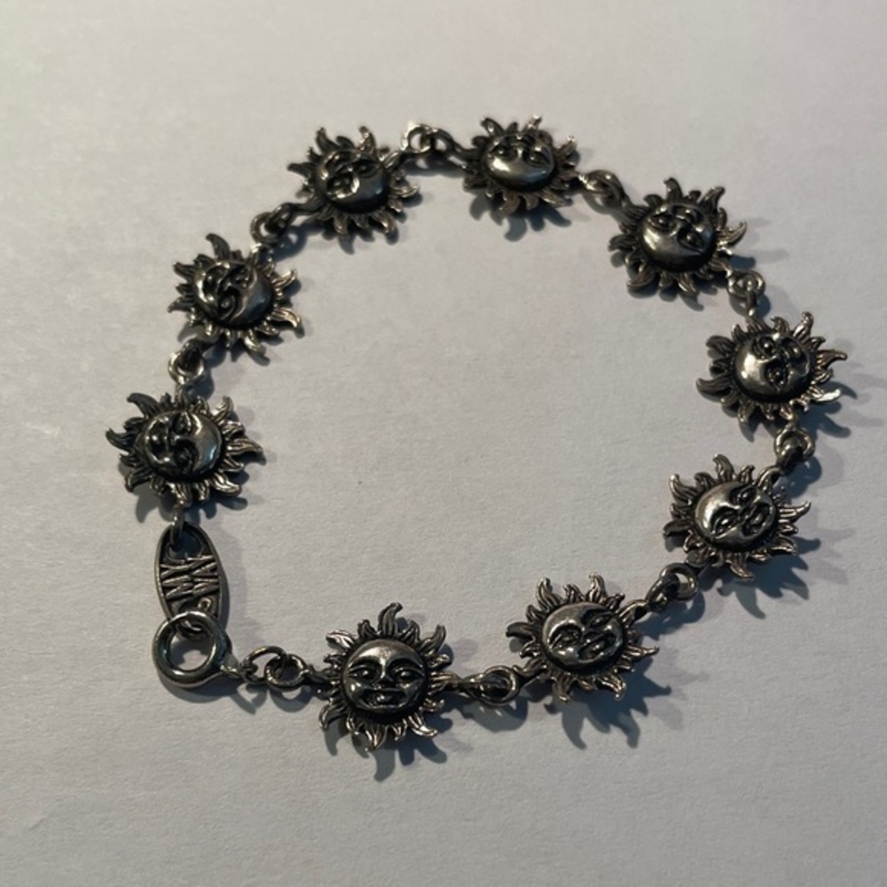 Vintage Moon and Sun Bracelet #915